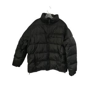 Polar Edge Black Puffer Jacket Coat Size XL Mens Full Zip Heavyweight Insulated
